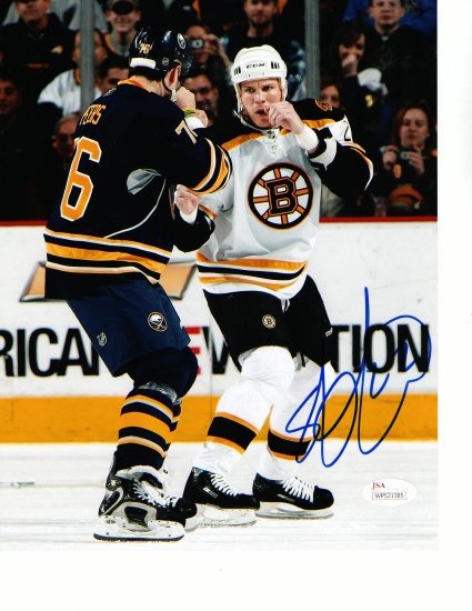 Shawn Thornton Boston Bruins Autographed 8x10 Photo Pic W/ JSA W coa