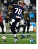 Adam Butler New England Patriots Autographed 8x10 Photo W/ JSA coa