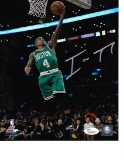 Isaiah Thomas Boston Celtics Autographed 8x10 Photo W/ JSA coa