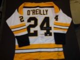 Terry O'Reilly Autographed Custom Boston Bruins Style White Jersey w/JSA coa