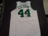 Brian Scalabrine Autographed Custom Boston Celtics Style White Jersey w/ JSA coa