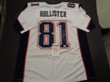 Cody Hollister Autographed Custom New England Patriots Style White Jersey w/JSA coa