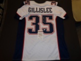 Mike Gillislee Autographed Custom New England Patriots Style White Jersey w/JSA coa