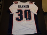 Duron Harmon Autographed Custom New England Patriots Style White Jersey w/JSA coa