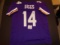 Stefon Diggs Autographed Custom Minnesota Vikings Style Purple Jersey w/ GA coa