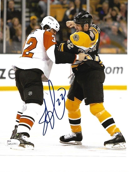 Shawn Thornton Autographed Boston Bruins 8x10 Photo w/ JSA W coa