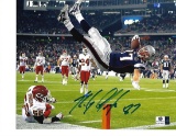 Rob Gronkowski New England Patriots Autographed 8x10 Flip Photo w/GA coa