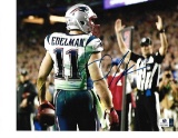Julian Edelman New England Patriots Autographed 8x10 Photo TD w/GA coa