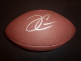 Derek Carr Oakland Raiders Autographed Wilson Football w/GA coa