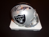Amari Cooper Oakland Raiders Autographed Mini Helmet w/GA coa