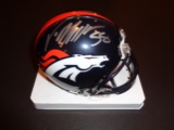 Von Miller Denver Broncos Autographed Mini Helmet w/GA coa