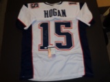 Chris Hogan Autographed New England Patriots Style White Jersey w/ JSA coa