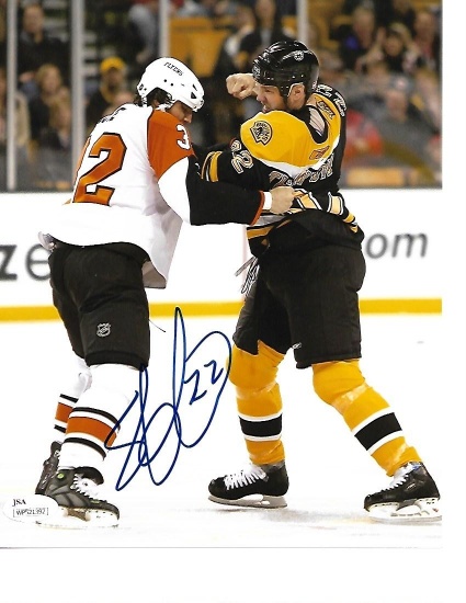 Shawn Thornton Autographed Boston Bruins 8x10 Photo w/ JSA W coa