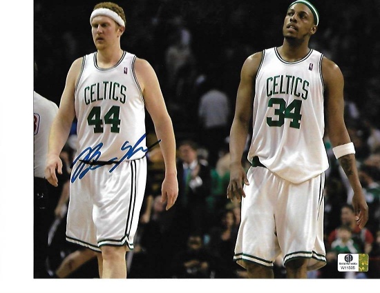 Brian Scalabrine Boston Celtics Autographed 8x10 Photo pp w/GA W coa