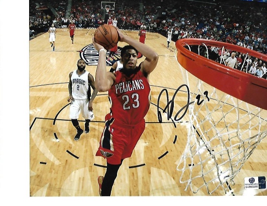 Anthony Davis New Orleans Pelicans Autographed 8x10 Photo w/GA coa