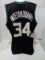 Giannis Antetokounmpo Milwaukee Bucks Custom Alternate Black Style Jersey w/GA coa
