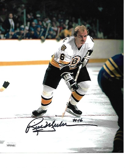 Rick Middleton Boston Bruins Autographed 8x10 Photo w/JSA W coa