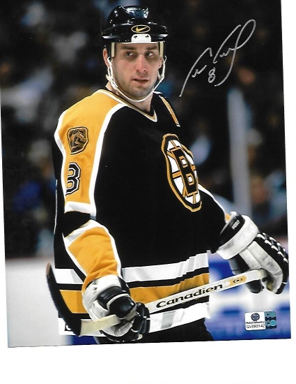 Cam Neely Boston Bruins Autographed 8x10 Standing Photo w/GA coa