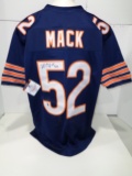 Khalil Mack Chicago Bears Autographed Custom Home Blue Style Jersey w/GA coa