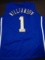 Zion Williamson Duke Blue Devils Autographed Custom Road Blue Style Jersey w/GA coa  NCAA