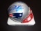 Detrich Wise New England Patriots Autographed Riddell Mini Helmet w/JSA W coa