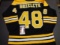 Matt Grzelcyk Boston Bruins Autographed Custom Home Black Style Jersey w/JSA W coa