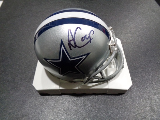 Amari Cooper Dallas Cowboys Autographed Riddell Mini Helmet w/GA coa