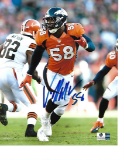 Von Miller Denver Broncos Autographed 8x10 In Action Photo w/GA coa - 72