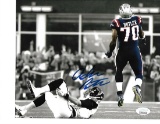 Adam Butler New England Patriots Autographed 8x10 Spotlite Photo w/JSA Witnessed coa - 31