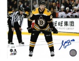 Matt Grzelcyk Boston Bruins Autographed 8x10 Black Photo w/JSA W coa - 39