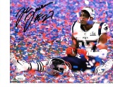 J.C. Jackson New England Patriots Autographed 8x10 SB LIII Celebration Photo w/JSA W coa - 43