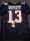 Phillip Dorsett New England Patriots Autographed Custom Blue Style Jersey w/JSA W & Full Time coa