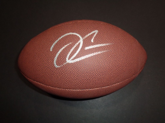 Derek Carr Oakland Raiders Autographed Wilson Football w/GA coa