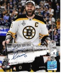 Zdeno Chara Boston Bruins Autographed 8x10 Stanley Cup Photo w/GA coa