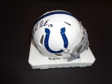 Andrew Luck Indanapolis Colts Autographed Riddell Mini Helmet w/GA coa