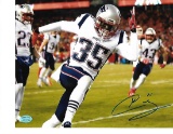 Keion Crossen New England Patriots Autographed 8x10 Running Photo w/ManCave Autographs coa