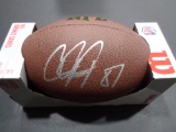 Calvin Johnson Detroit Lions Autographed Wilson Football w/GA coa- Autograph Location may vary