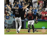 Christian Vazquez Boston Red Sox Autographed 8x10 3rd out WS Photo Insc 