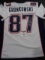 Rob Gronkowski New England Patriots Autographed Custom White Style Jersey w/GA coa