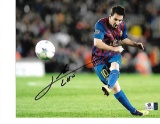 Lionel Messi FC Barcelona Autographed 8x10 Photo w/GA coa  rb