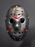 Kane Hodder JASON Friday the 13th Autographed Mask Insc 