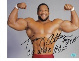 Tony Atlas WWF/WWE Autographed 8x10 Pose Insc 