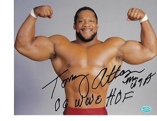Tony Atlas WWF/WWE Autographed 8x10 Pose Photo w/ManCave Auto coa