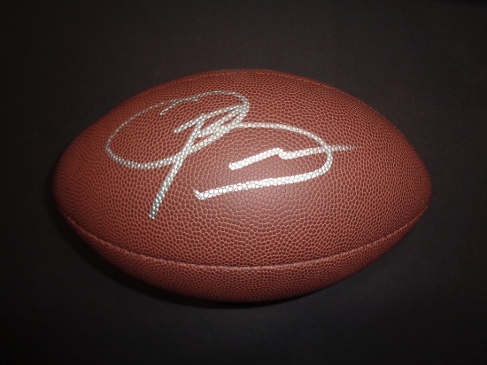 Odell Beckham Jr. Cleveland Browns Autographed Wilson Football w/GA coa