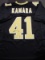 Alvin Kamera New Orleans Saints Autographed Custom Black Style Jersey w/GA coa