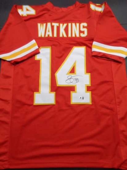 Sammy Watkins Kansas City Chiefs Autographed Custom Red Style Jersey w/GA coa