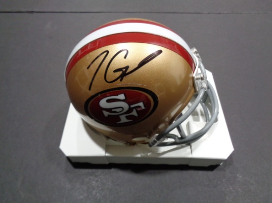 Jimmy Garoppolo San Francisco 49ers Autographed Riddell Mini Helmet w/GA coa