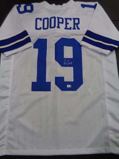 Amari Cooper Dallas Cowboys Autographed Custom White Style Jersey w/GA coa