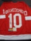 Alex Delvecchio Detroit Red Wings Autographed Custom Red Hockey w/DC Sports & Full Time coa