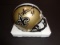 Alvin Kamera New Orleans Saints Autographed Riddell Mini Helmet w/GA coa
